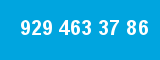 929 463 37 86 929 463 37 86
